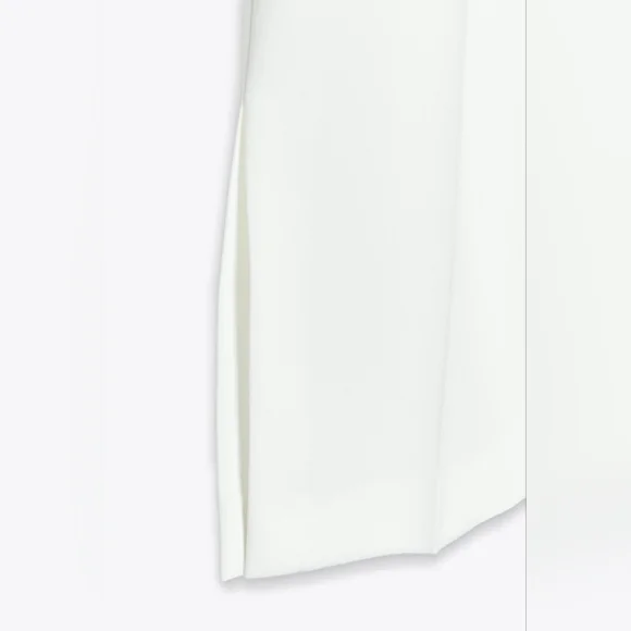 ZARA 2 PIECES CONTRAST BUSTIER TOP WITH PIECE COMBINATION WAIST PANTS SIZE S - Picture 15 of 16